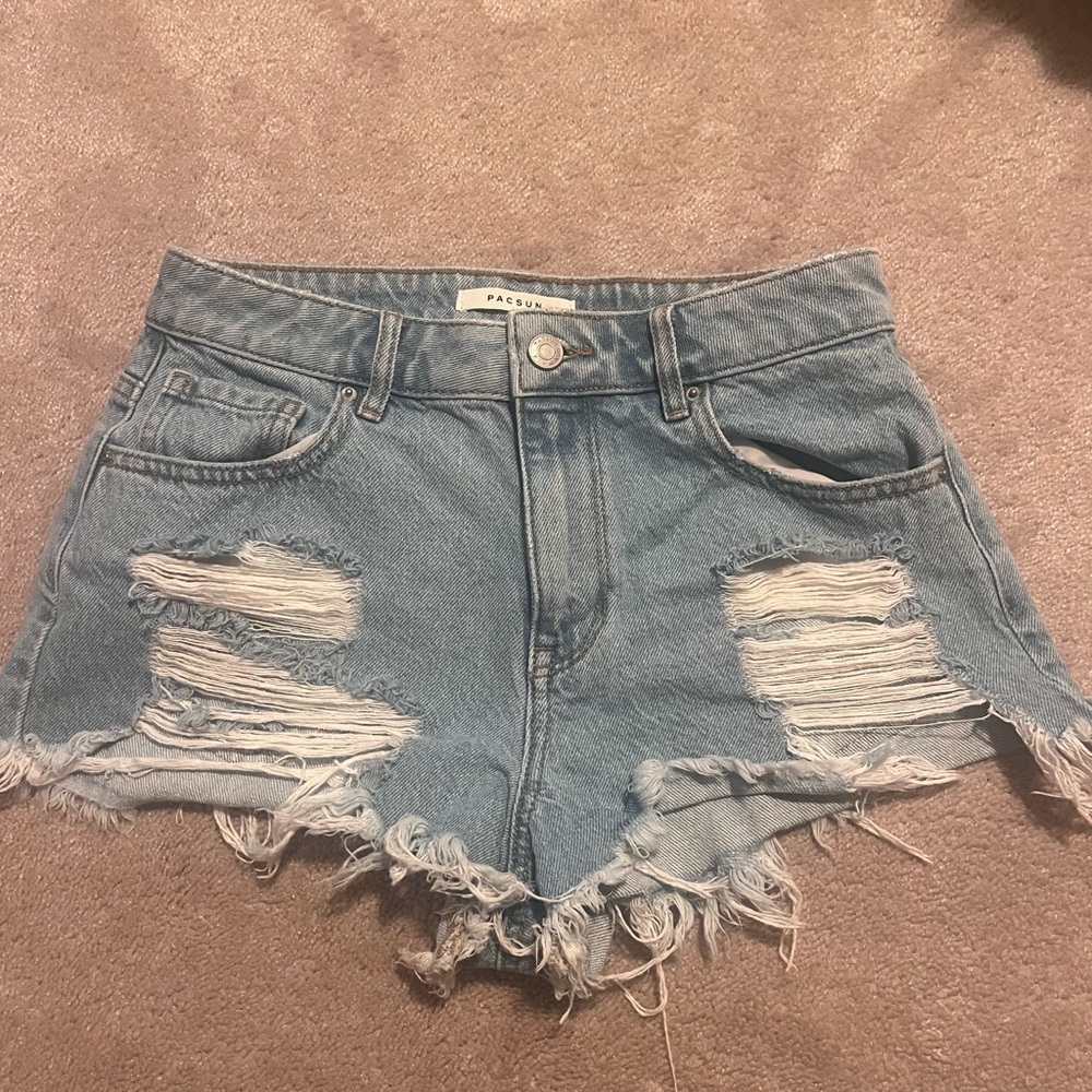 Pacsun High Rise Festival Jean Shorts